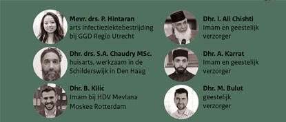 Sprekers livestream coronavaccinatie