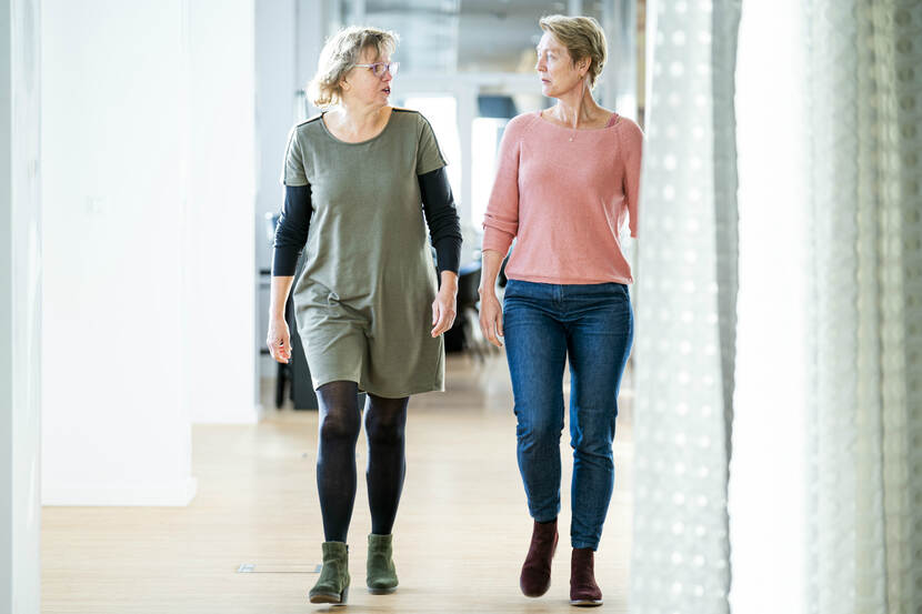 Anita Lubberdink en Antje Velthuis